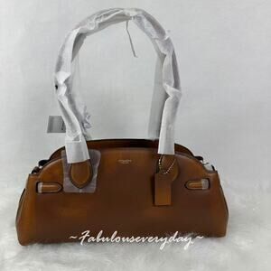Coach Empire Carryall Bag 34 Shoulder Bag Loved Leather Brass/Brown CEN64 NWT